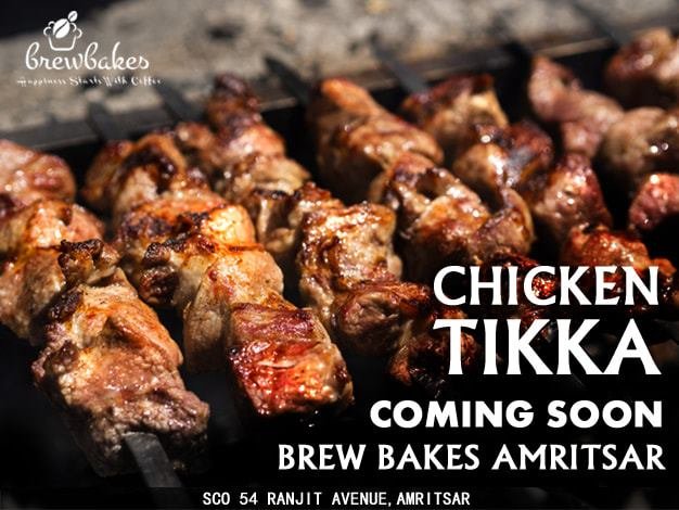 Sizzling Chicken Tikka is cooked in a chilli and garlic marinade to create a Delicious Tikka dish at Brew Bakes Amritsar.

#brewbakesamritsar #brewbakes #restaurant #coffee #amritsarrestaurants #foodie #ranjitavenue #amritsar #cafe