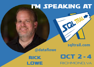 CarlosLChacon's tweet image. SQL Server Database Master Rick Lowe @dataflowe shares insights on #databaseinternals and #cloudtechnologies at #SQLTrail this year! His sessions can been seen at sqltrail.com.