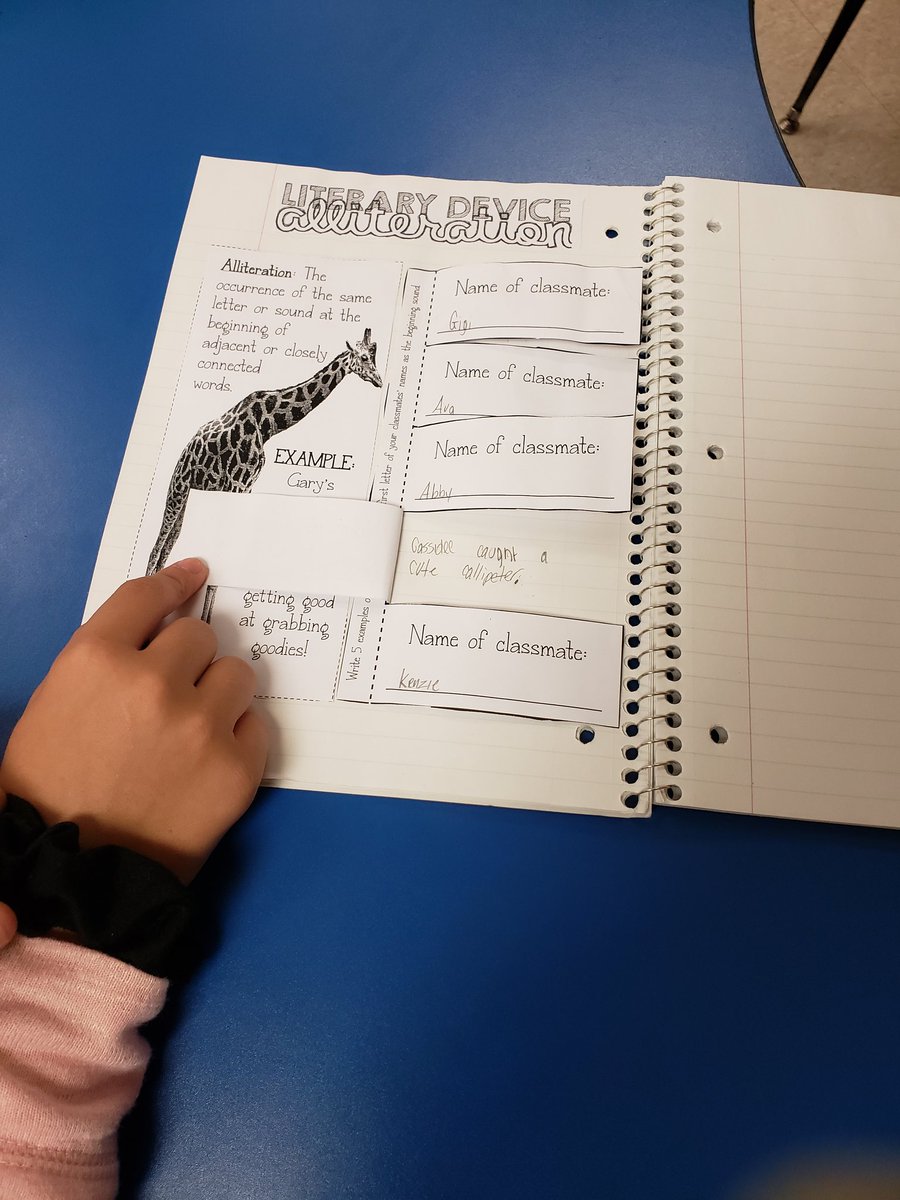 leannfstout's tweet photo. Ss began working on their interactive notebooks for figurative language! #mes_wildcats #bathschoolsrock https://t.co/nbH2MclYZw