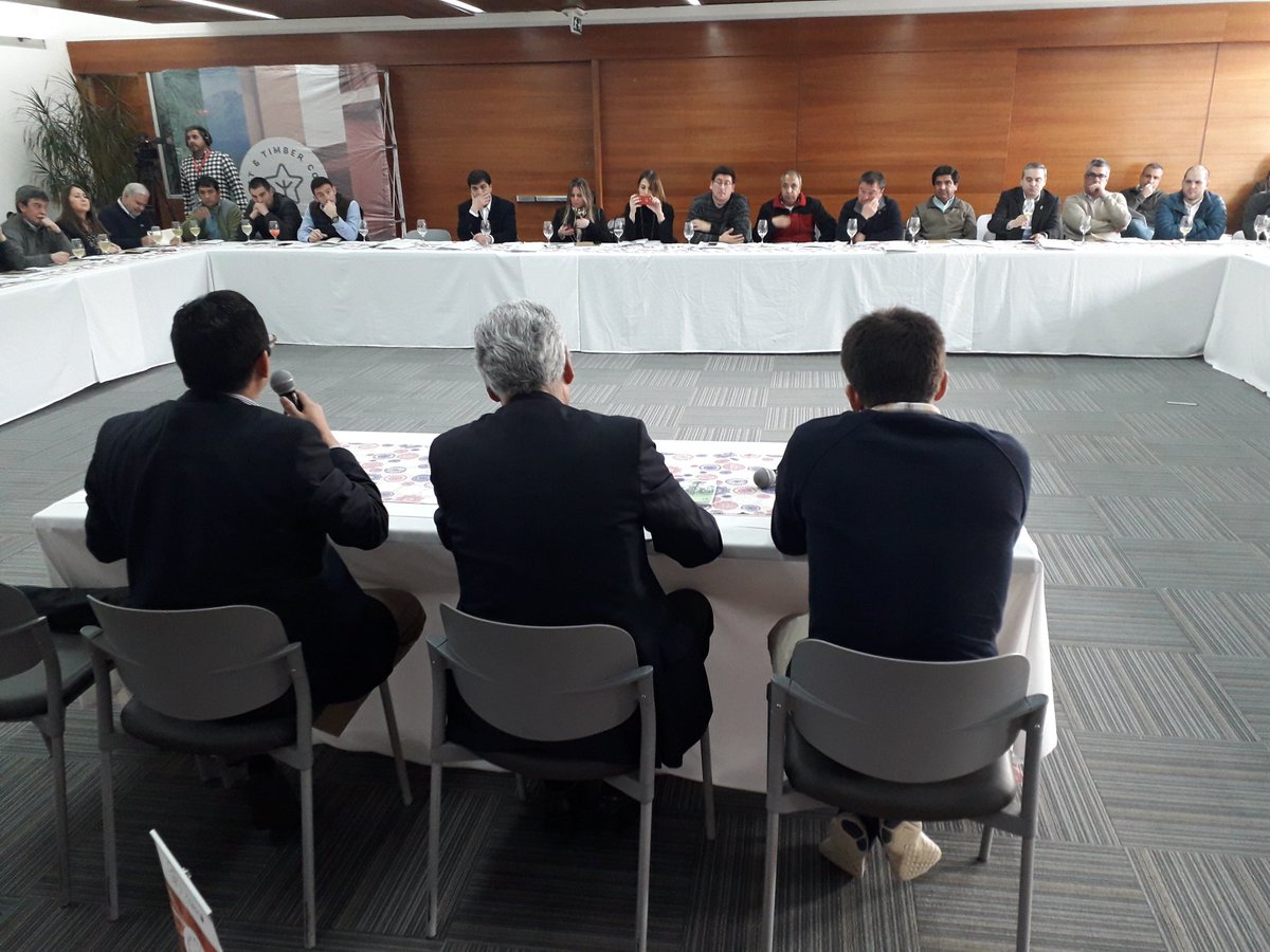 #EpymaBiobío2019
Frane Zilic, director <a href="/polomaderaudec/">Polomadera UdeC</a> en Epyma Los Ángeles. "La invitación a los empresarios madereros de la región es a sumarse al encadenamiento de productos y servicios de valor agregado que les ofrece el mercado. Sólo así pueden proyectarse, sin estancarse".