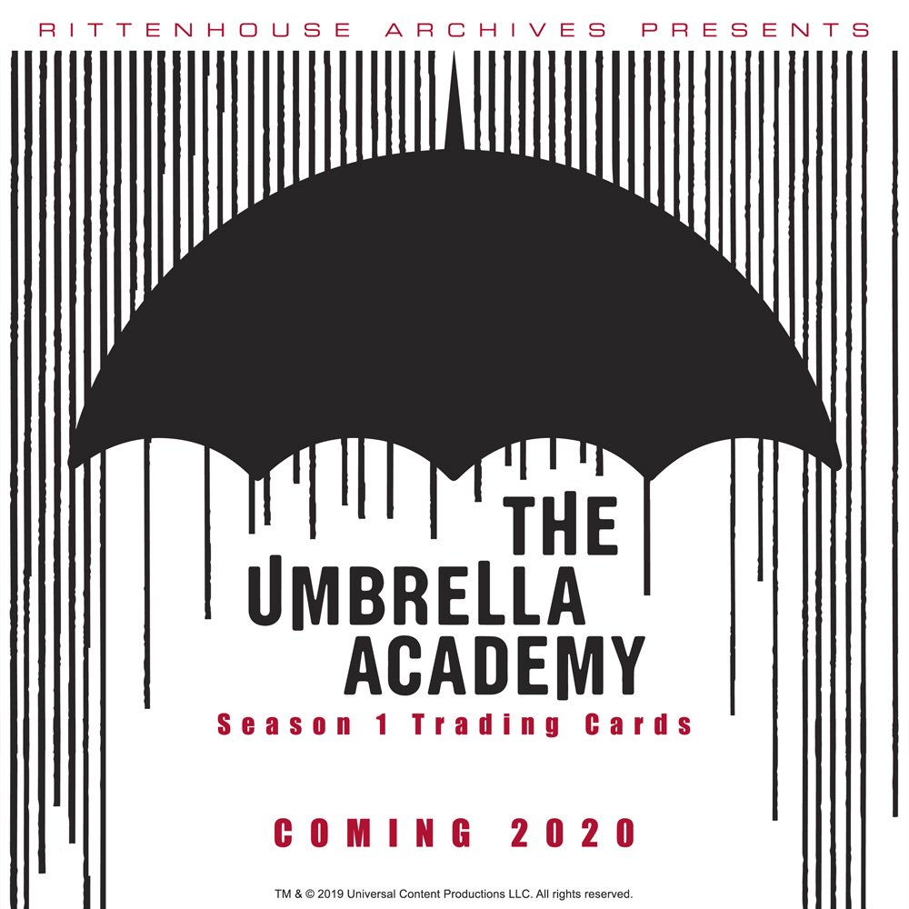 We are excited to announce our newest product line: The Umbrella Academy Season One Trading Cards! #theumbrellaacademy #rittenhousearchives
