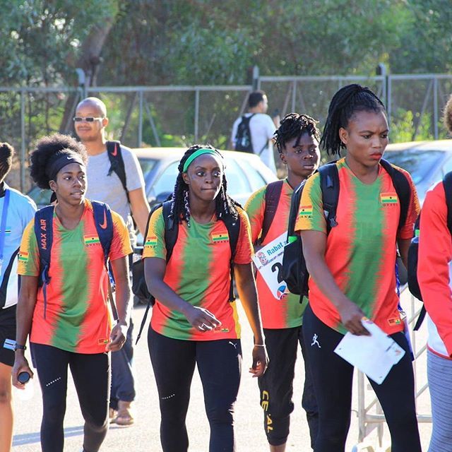 fearthefall's tweet photo. Didn't do so hot in my individual race but the 4x100 relay is always a fresh start. Look at us scheming as we head to our semi-final 😂😂
On to the finals tomorrow!
📸: @ripqw
#activelygemma #africangames #jar2019 https://t.co/vfW1H6uVER https://t.co/YVD1e8i3VM