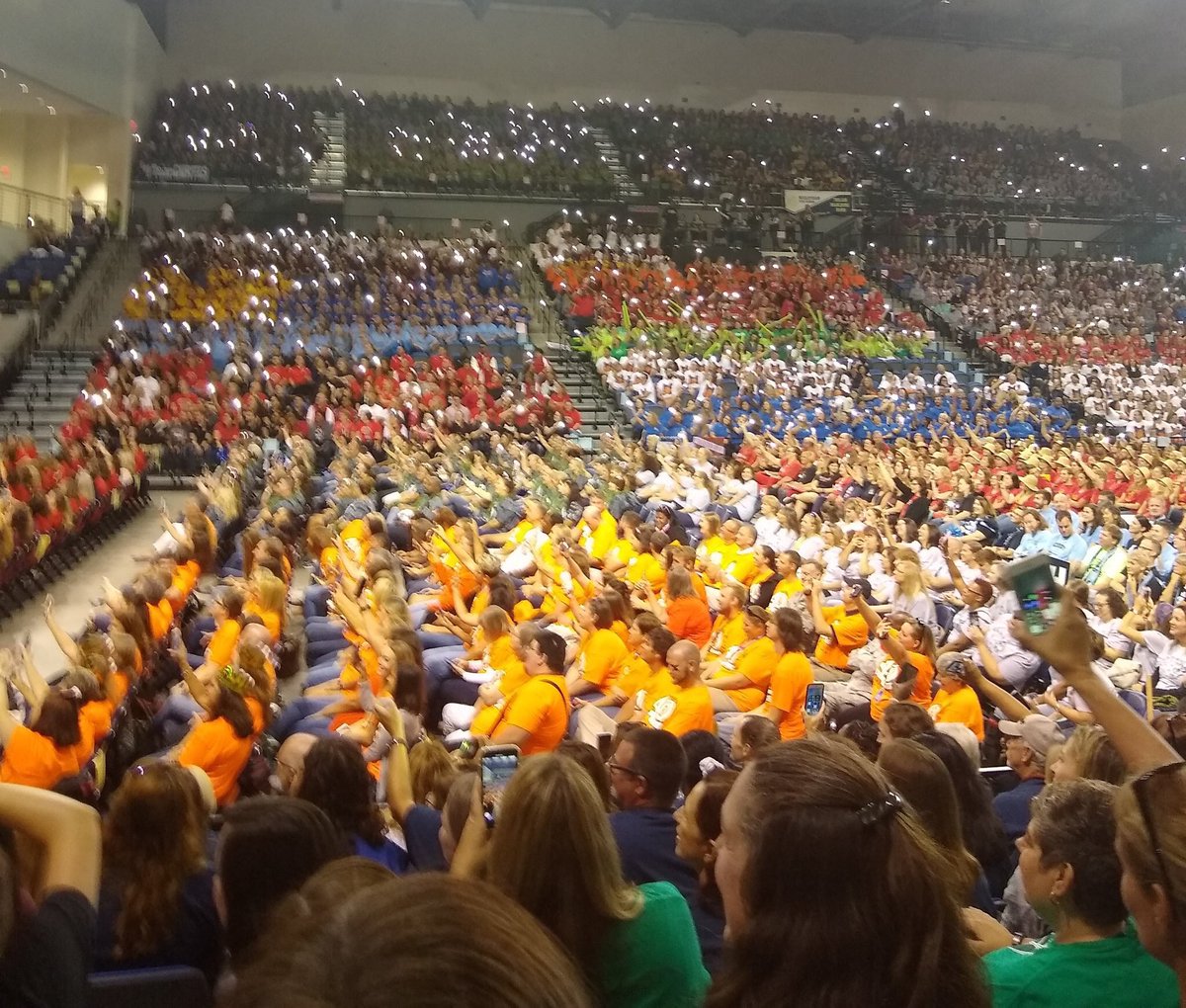 dawnkingCCPS's tweet photo. I heard so many great things today from @brewerhm at the #oneCCPS convocation! Opportunities not obligations; no permission needed to be amazing; we don’t pick and choose Ss, we willingly take them all; and we can’t serve someone we think we’re better than. #ThereWereManyMore https://t.co/MHWuaaMzri