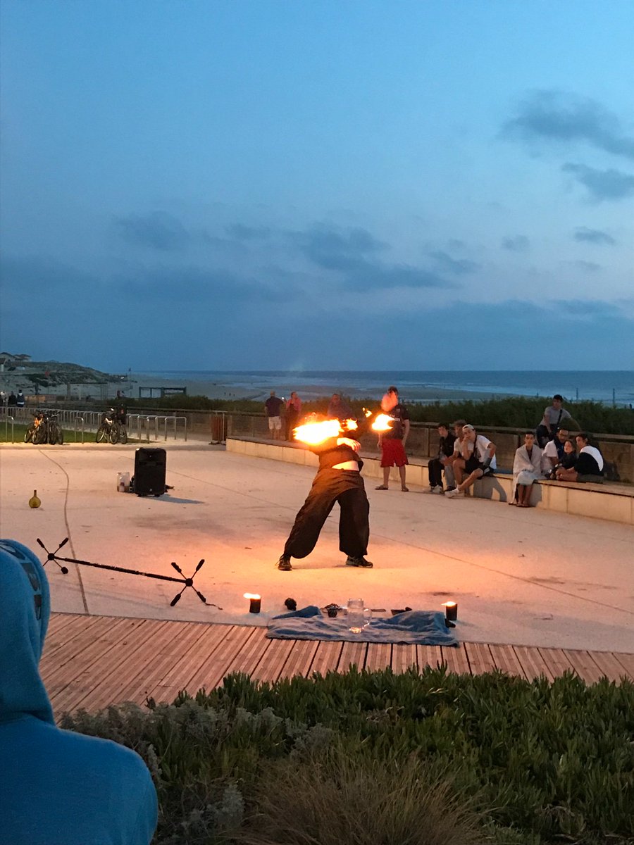 ashmanortrips's tweet photo. Water Sports Trip: Another lovely at Le Lac today was followed by an evening in Mimizan where we saw a fire performer by the beach. https://t.co/4u6wQOYm6f
