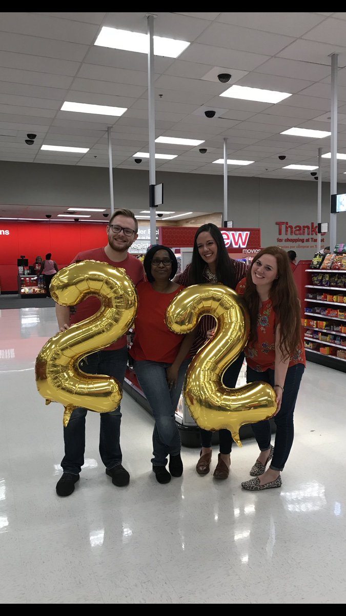 I don’t know about you but Ellen’s feeling 22 (years of service with Target!) SO lucky that we have her as a leader in our building. #fryroadfam #worksomewhereyoulove #t0907