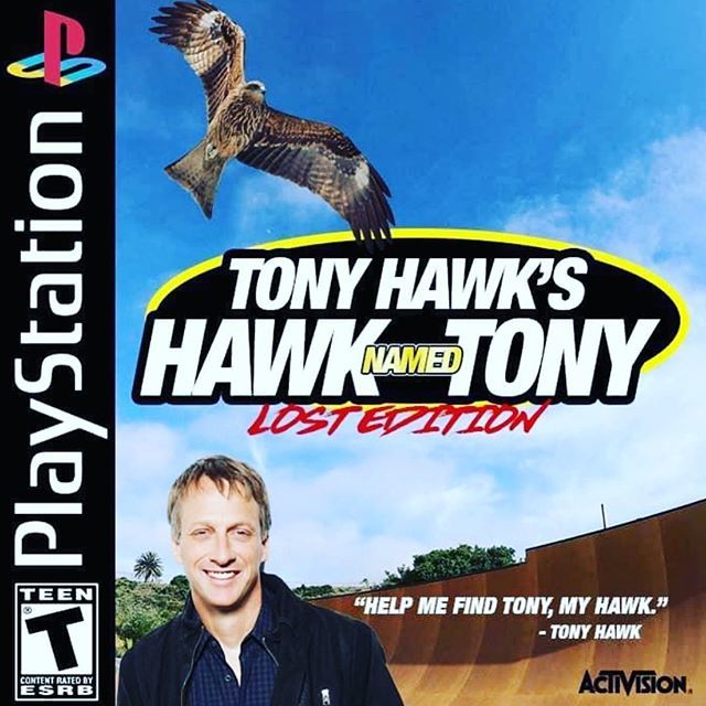 FunnyGotdamn's tweet photo. New game for N64, looks like a banger! 
#tonyhawk #skate #gang #meme #memes #funny #thanks #lol https://t.co/aOiLA9n7nw