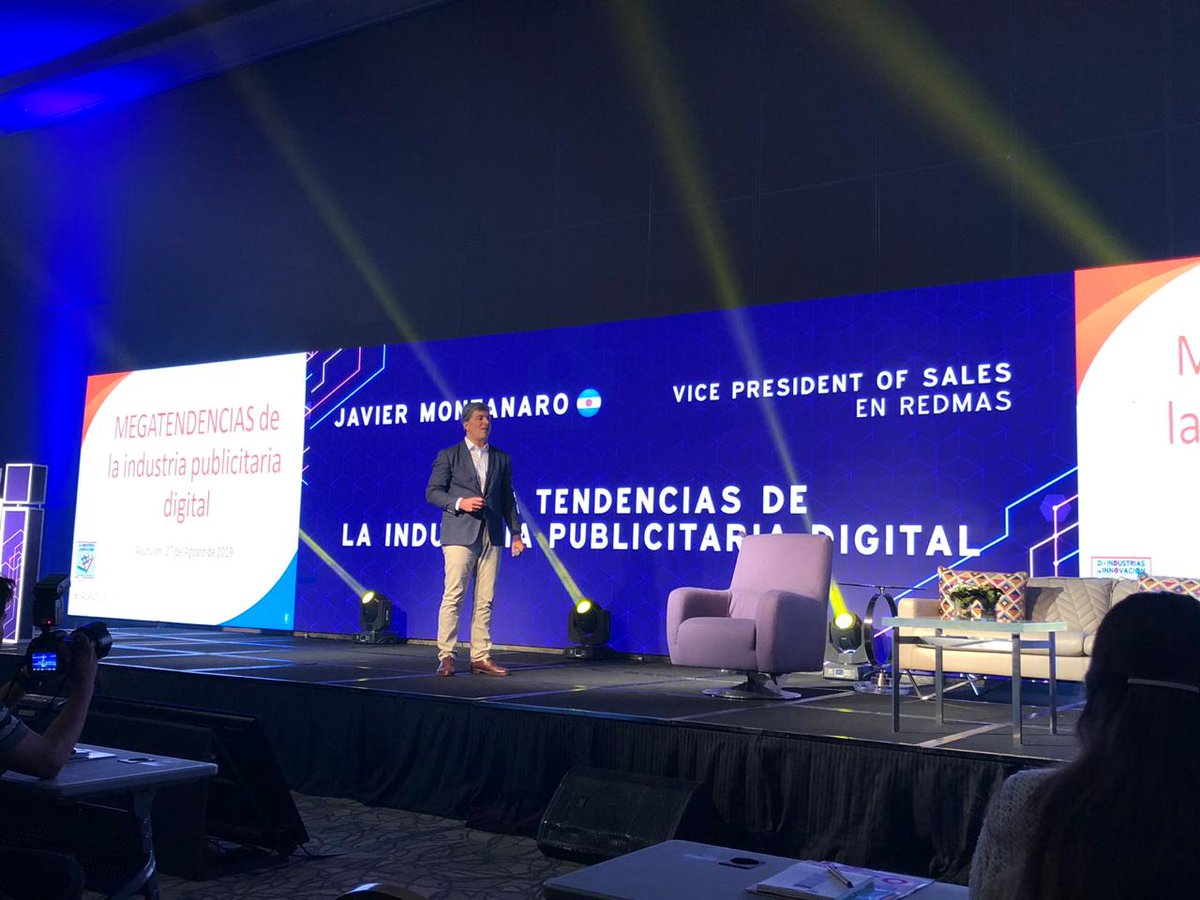 redmasadv's tweet photo. Casa llena🎉Así estuvo nuestra presentación en el 2i en Paraguay 🇵🇾 encabezada por nuestro VP of Sales #LATAM, @javiermontanaro, con todas las Mega tendencias en la industria de la publicidad digital #2i5años @publicidad_py #digitaladvertising #CisnerosInteractive #DigitalTrends https://t.co/0BYDy7pVwp