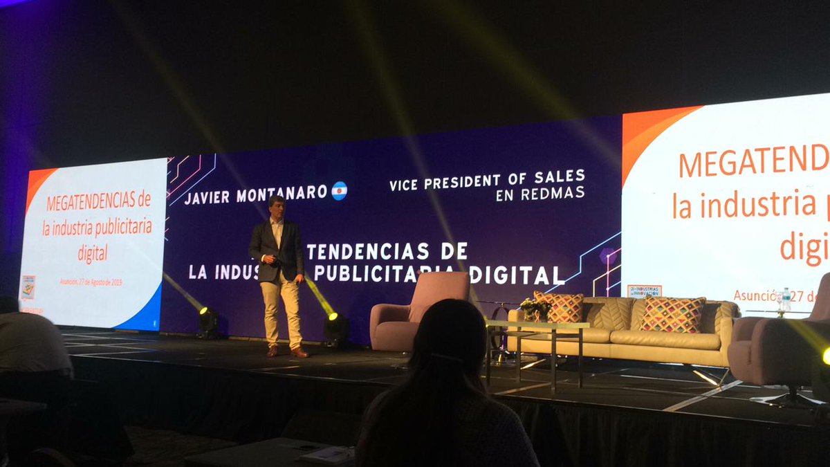 redmasadv's tweet photo. Casa llena🎉Así estuvo nuestra presentación en el 2i en Paraguay 🇵🇾 encabezada por nuestro VP of Sales #LATAM, @javiermontanaro, con todas las Mega tendencias en la industria de la publicidad digital #2i5años @publicidad_py #digitaladvertising #CisnerosInteractive #DigitalTrends https://t.co/0BYDy7pVwp