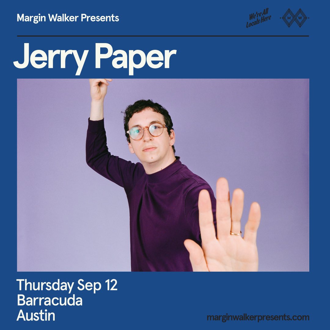 ‼️ T I C K E T  G I V E A W A Y ‼️

Want to win a pair of tickets to see @JerryPaperREAL on September 12 at @barracudaaustin?

• RT this post
• Follow us
• Tag a friend in comments
 
Tickets @ marginwalkerpresents.com