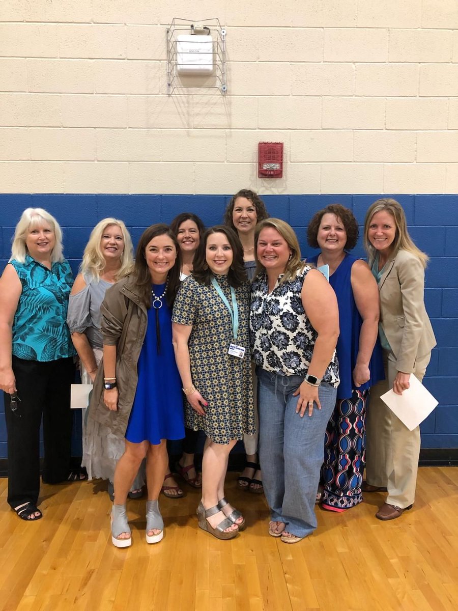 NJMSMiddle's tweet photo. NJMS teachers are excited for the start of school. #EveryDayIsBlueDevilDay https://t.co/B8LDALzuKo
