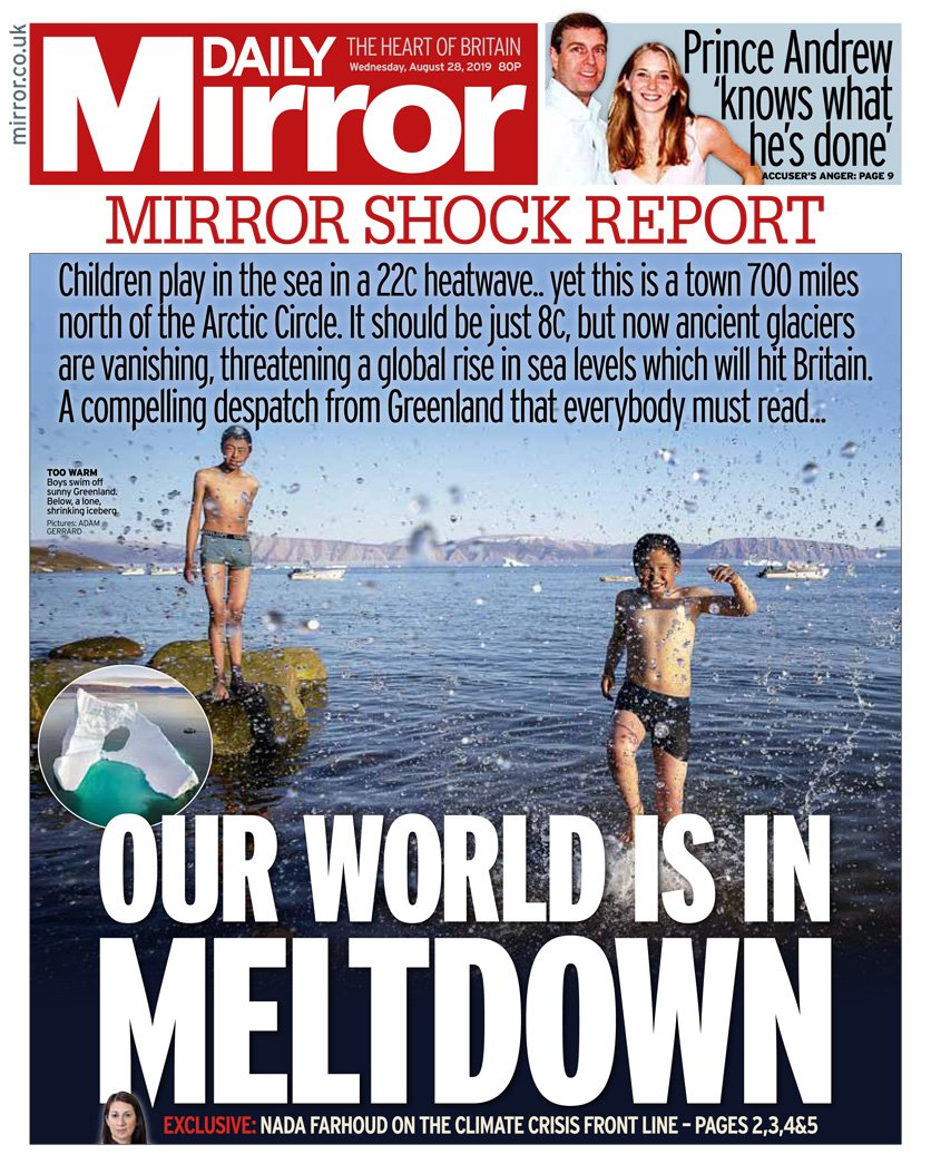 Tomorrow's front page: Our world is in meltdown #tomorrowspaperstoday mirror.co.uk/news/uk-news/k…