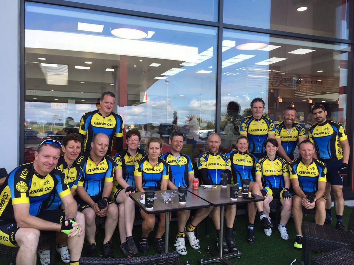 keepercycling's tweet photo. Great group out for the Keeper CC social spin last Sunday https://t.co/S61SWq0HzB