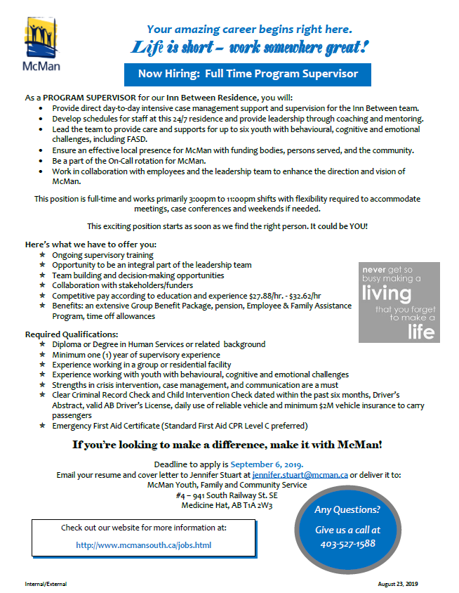 mcman_medhat's tweet photo. We're looking for a Program Supervisor and Relief Staff to join our Inn Between team!  Interested?  Check out the postings below and submit your cover letter and resume to Jennifer before the application deadlines! 😃 https://t.co/dtmIxJkJgH