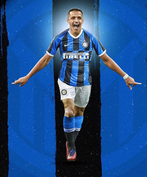 TVSports15's tweet photo. OFFICIAL: Alexis Sanchez leave Manchester United to join in Inter!! 🔵⚫️
#Alexis #Inter #ManUtd #PremierLeague #SerieA https://t.co/5gyIQifwWv