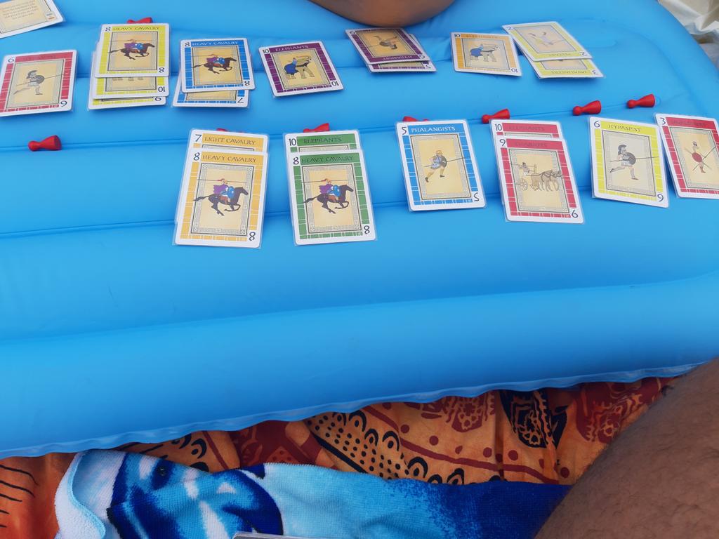 marcoleofrigio's tweet photo. Improved table ๐ for Battle Line yesterday at Fiumefreddo beach near #Catania #EastSicily #Italia ๐ค๐๐ @gmtgames https://t.co/oCEZl6fVmX