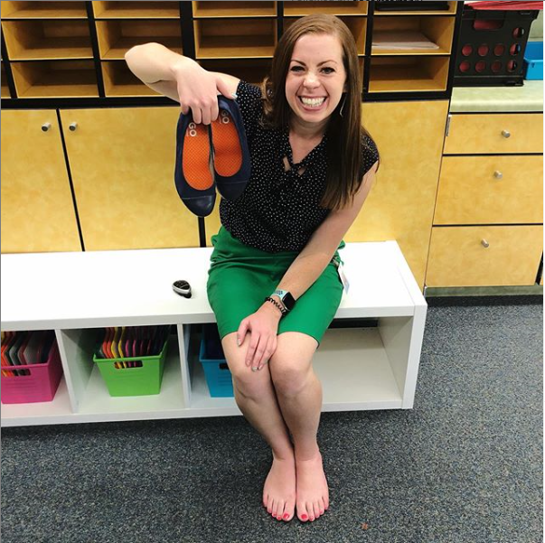 GOcomfortably's tweet photo. "I’m loving these work insoles from @GOcomfortably because they do exactly what I need as a teacher who is on my feet all day. They are breathable, comfortable, and my feet feel great at the end of the day. I’d call that a significant win!“ 
-Brynn, 6th Grade Teacher https://t.co/1rcjAqldzk