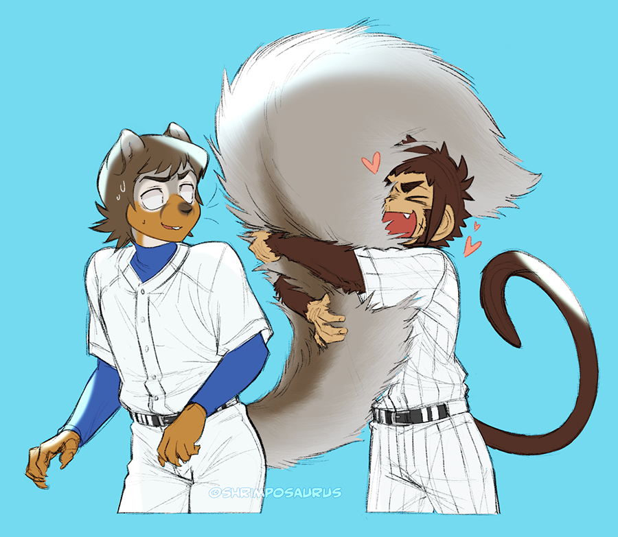 He loves the tail. 
#daiya #daiyanoa #daiyanoace #kawakaminorifumi #todorokiraichi #sanadashunpei #doodle 