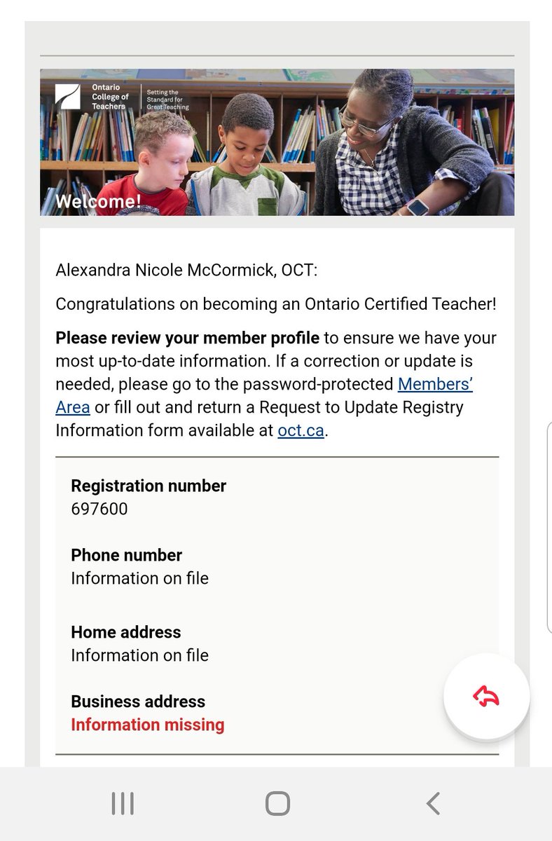 Officially a certified teacher! So excited to start my career as an occasional teacher with <a href="/kprschools/">KPRDSB</a> 😊