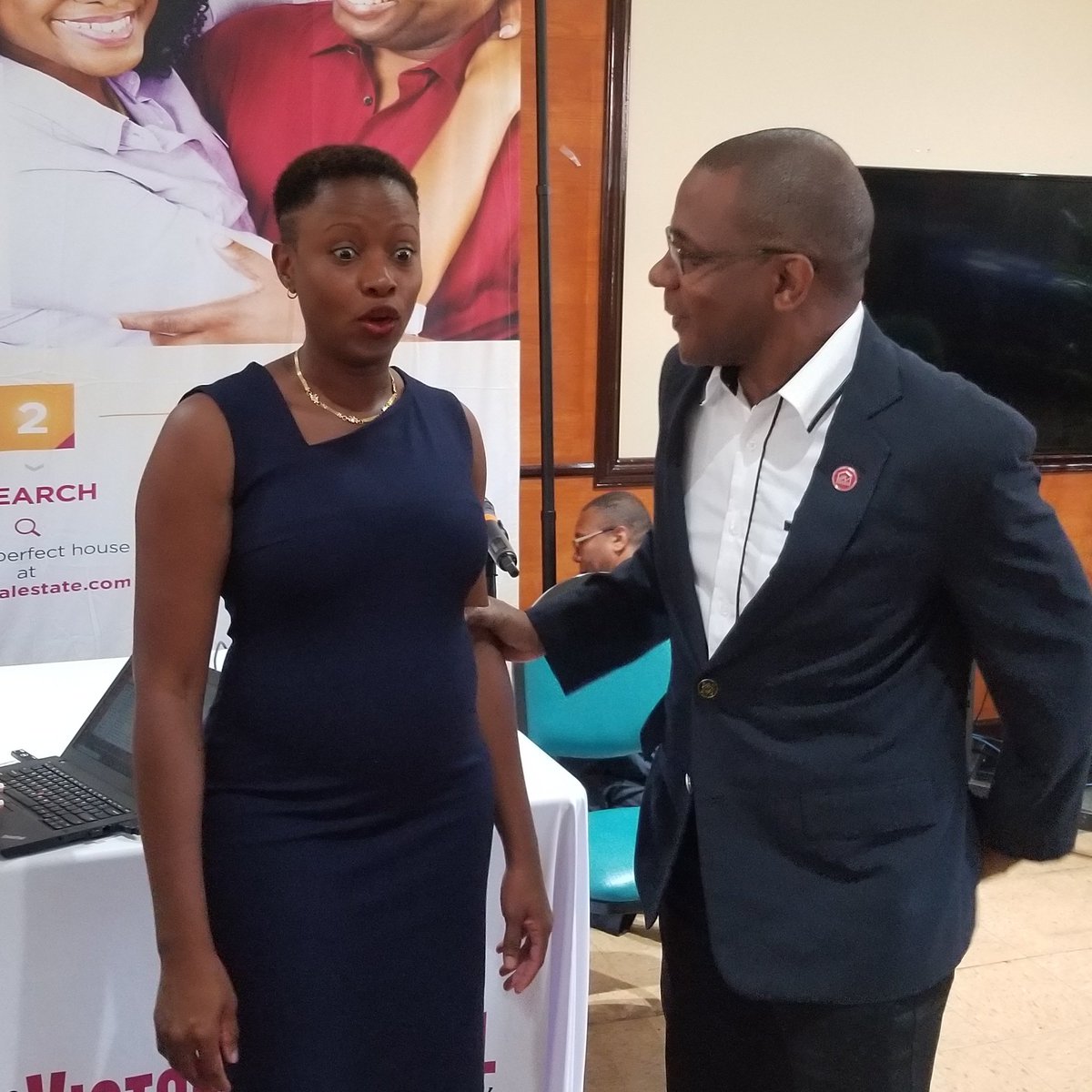 myvmgroup's tweet photo. The face you make when you hear how easy it is to own your home in Jamaica through VMBS #VMFlyOut #VMinNY https://t.co/1BtwUt6ubr