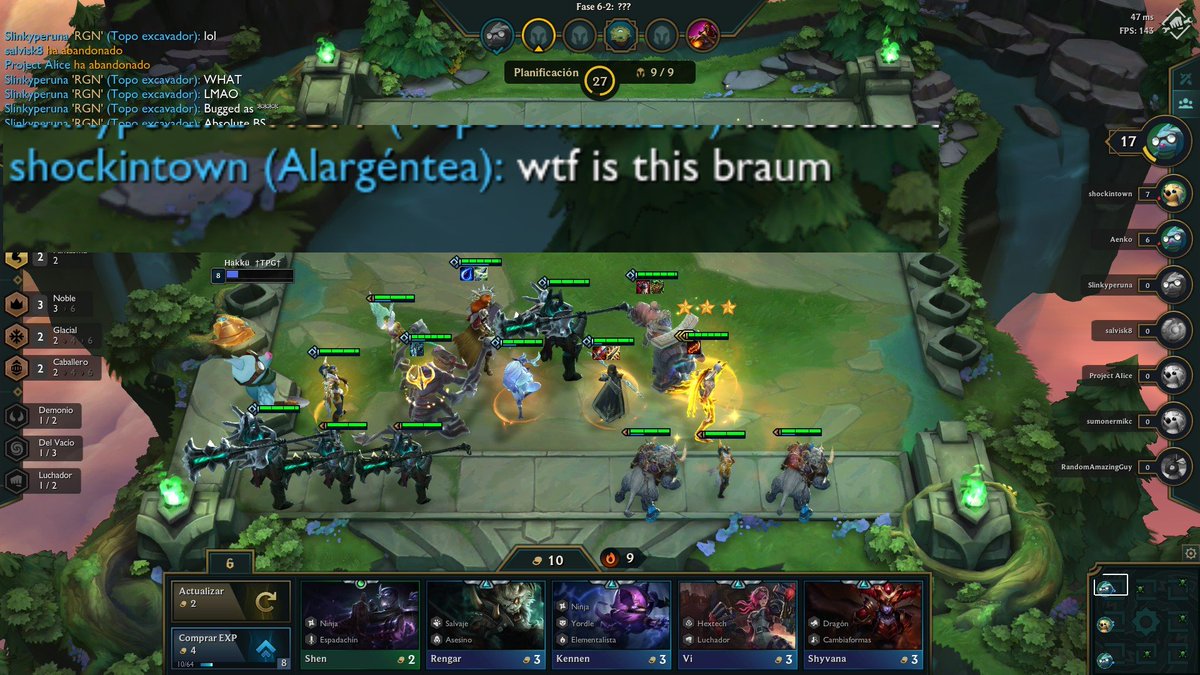 HakkuGamer's tweet image. Cuando tu rival habla así de tu BRAUM, solo puede acabar de una manera... 😎🤟
Cada vez mas cerca del Platino... se esta resisitiendo!!!

#tft @TFT_Esp  #hakku #TeamfightTactics #lol