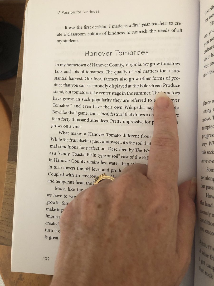 tamaraletter's tweet photo. If you read a #PassionForKindness, this is what a Hanover Tomato from Pole Green Produce looks like! The sweetest tomato you will ever eat! This one’s for you @Mo_physics! #DBCIncBooks #rva #HanoverTomato #buylocal https://t.co/otjo0LsW2W