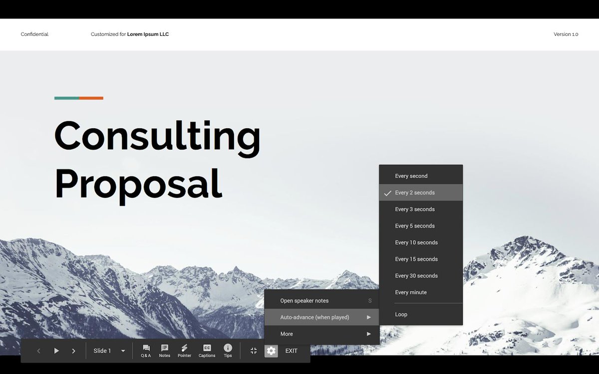 🔁 Yes! Google Slides is adding auto-advance and loop options to the Present view in Google Slides! (Rolling out over the next 15 days). #GoogleEdu