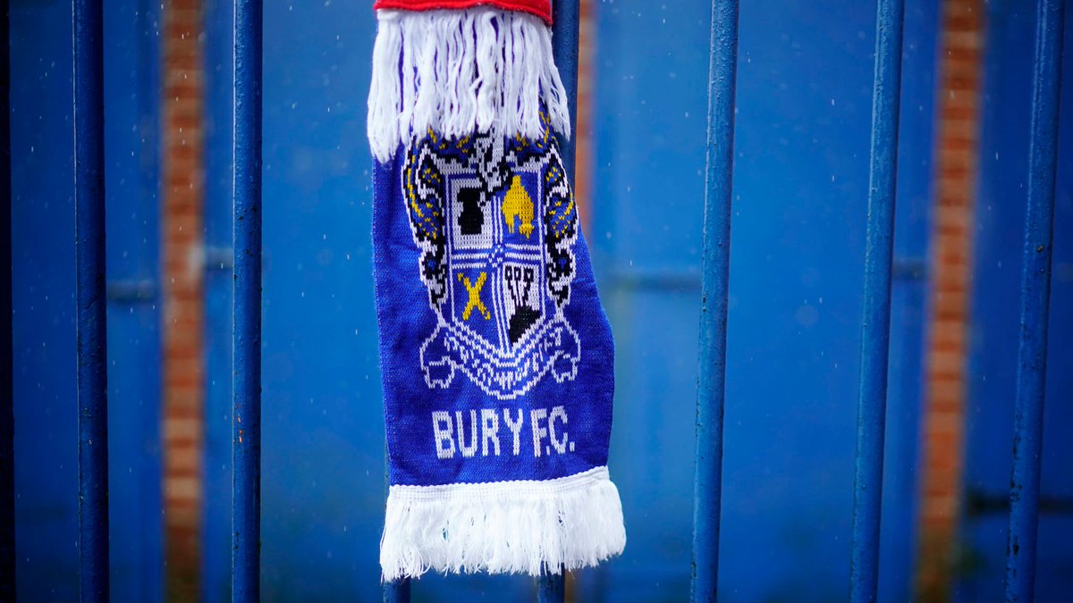 TheIronDaily's tweet photo. Devastated for everyone associated with Bury FC. We've had some banging away days at Bury - when Josh Morris curled it beautifully top bins during the top of the table clash at Gigg Lane. This shouldn't be happening in the modern day world. Unfortunately, it just has! https://t.co/de04ZZXssH