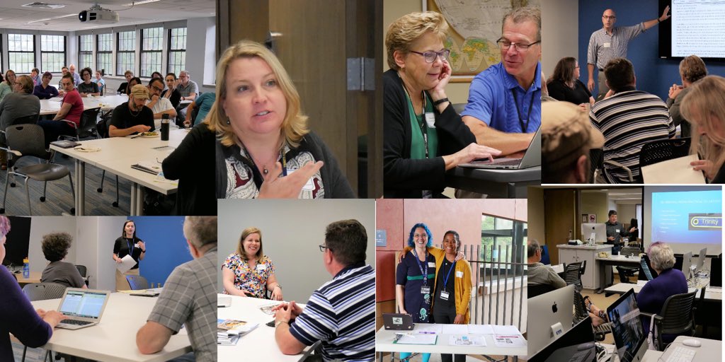 trinitylibrary's tweet image. Faculty Jumpstart Day, co-sponsored by CTL. Lots of resources for faculty to get ready for next week. Thank you info services staff, the Writing &amp;amp; Rhetoric program, Aetna Quantitative Center, @TrincollCHER, Student Accessibility Services, and Lori Clapis @trinitycollege