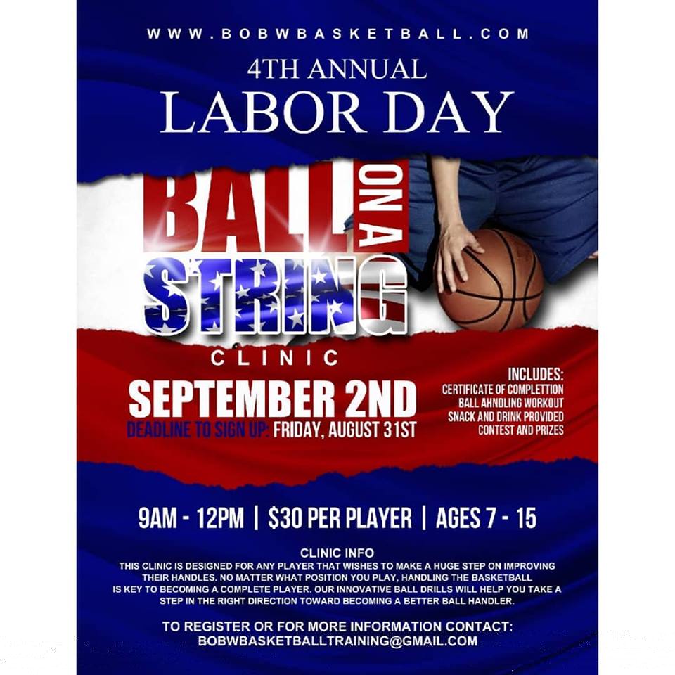 CLT_ONE's tweet photo. Three-hour clinic opportunity for Monday, Sept 2nd!  Don't forget - current LKN1 Fall Development League players get $5 off this already great deal!  Email bobwbasketball@gmail.com by Friday, Aug 30th to reserve your spot! https://t.co/l3vUZoGVU2