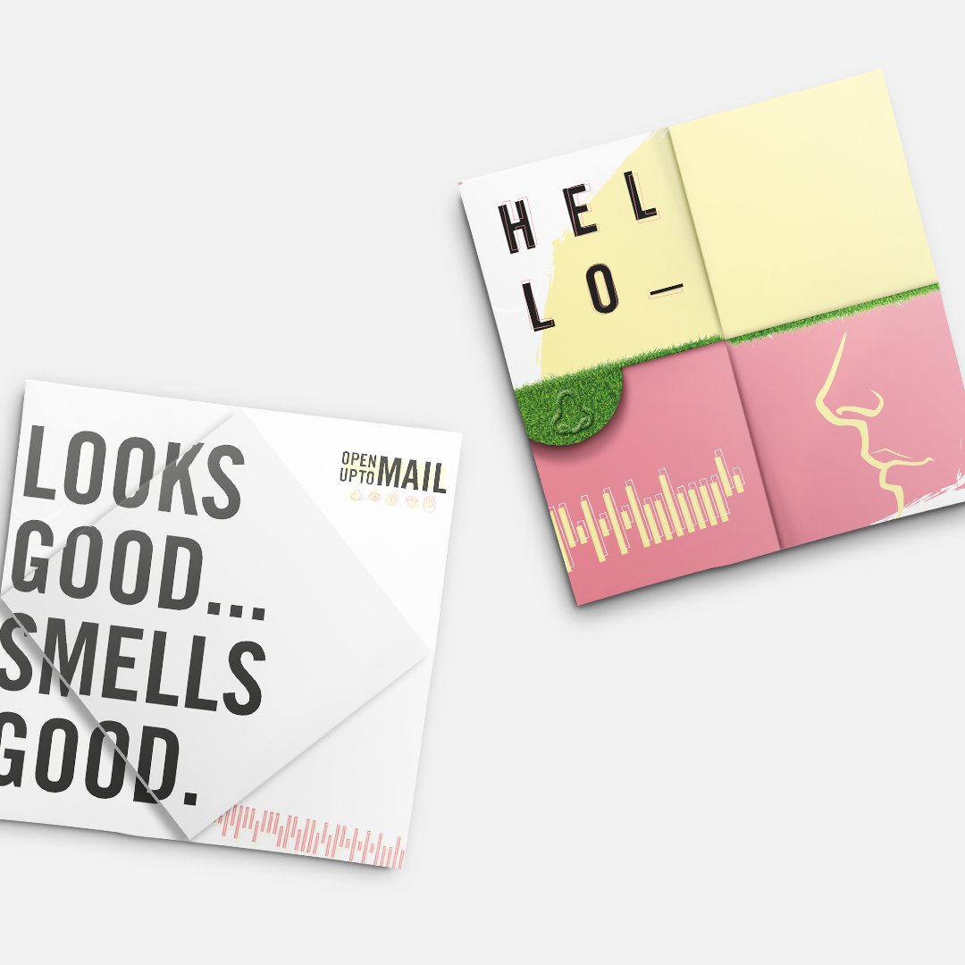 OpenUpToMailANZ's tweet photo. The unique folds, die lines and scented spray have increased the curiosity of the #OUTM campaign.Thanks to @SpicersAus for their 100% recyclable stock and Tennyson Group for printing the mailer, without you this would not be possible.
.
.
.
.
#directmail
https://t.co/tCvjvZIU3B https://t.co/lTAjEpPAcb