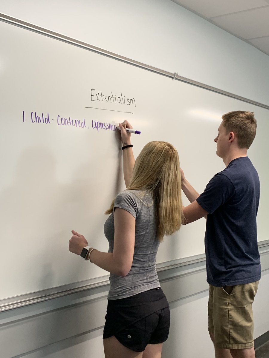 rlb518's tweet photo. Discussions about philosophy and teaching in ELE 302 @MoStateCOE .Creating our teaching mission statements!#ele302 https://t.co/H5C28FRrrL