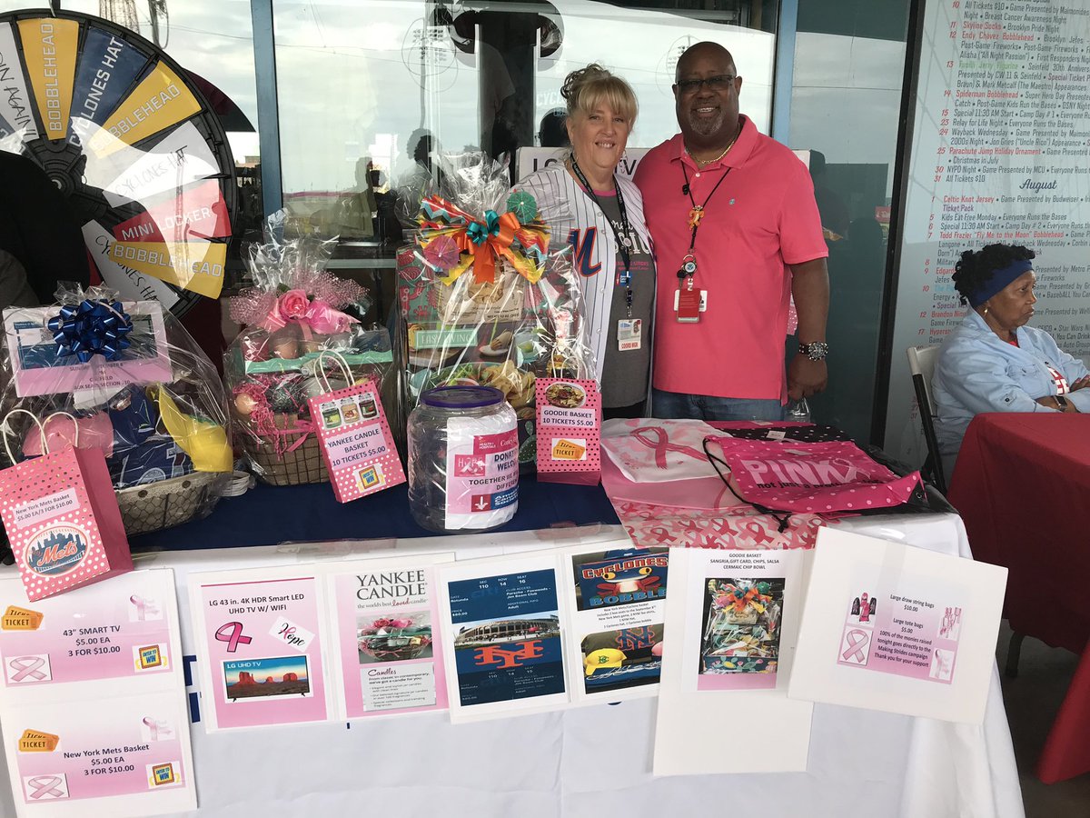 SouthBKHealth's tweet photo. Tonight we are at #MCUpark, home of the @BKCyclones, with more than 100 staff members and their families, to raise money for @MakeStridesNYC! #endcancer #inBrooklyn https://t.co/Cn7A9klIQU