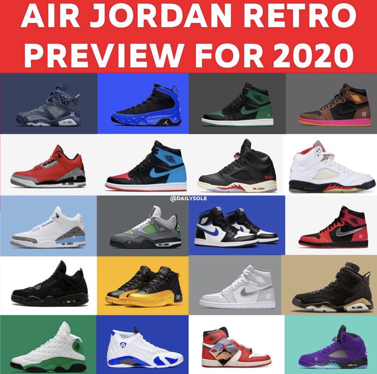 angreb tilbage I hele verden SneakerFiles.com on Twitter: "Some of the 2020 Air Jordan Releases. How's  it looking so far? https://t.co/on5nvE8t80 https://t.co/nllKFX9Z7c" /  Twitter