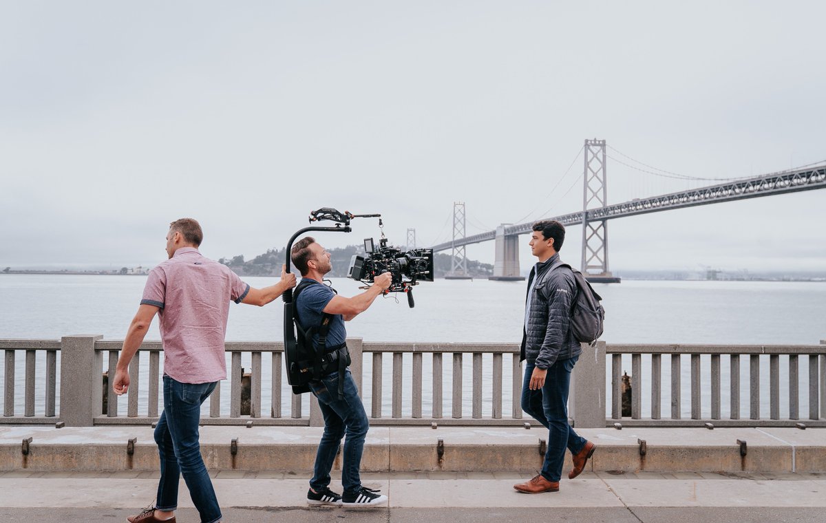 BXFilms's tweet image. Behind the scenes of our shoot with @alpineinvestsf