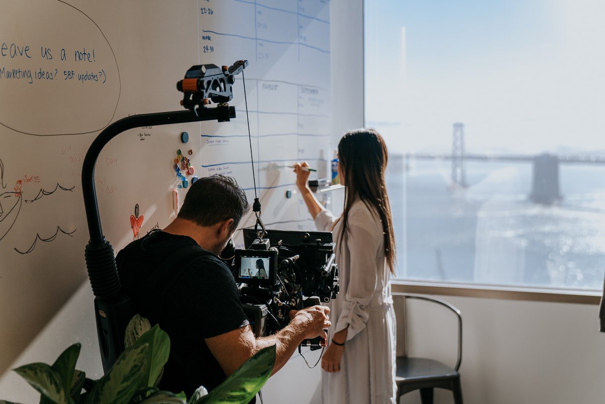 BXFilms's tweet image. Behind the scenes of our shoot with @alpineinvestsf