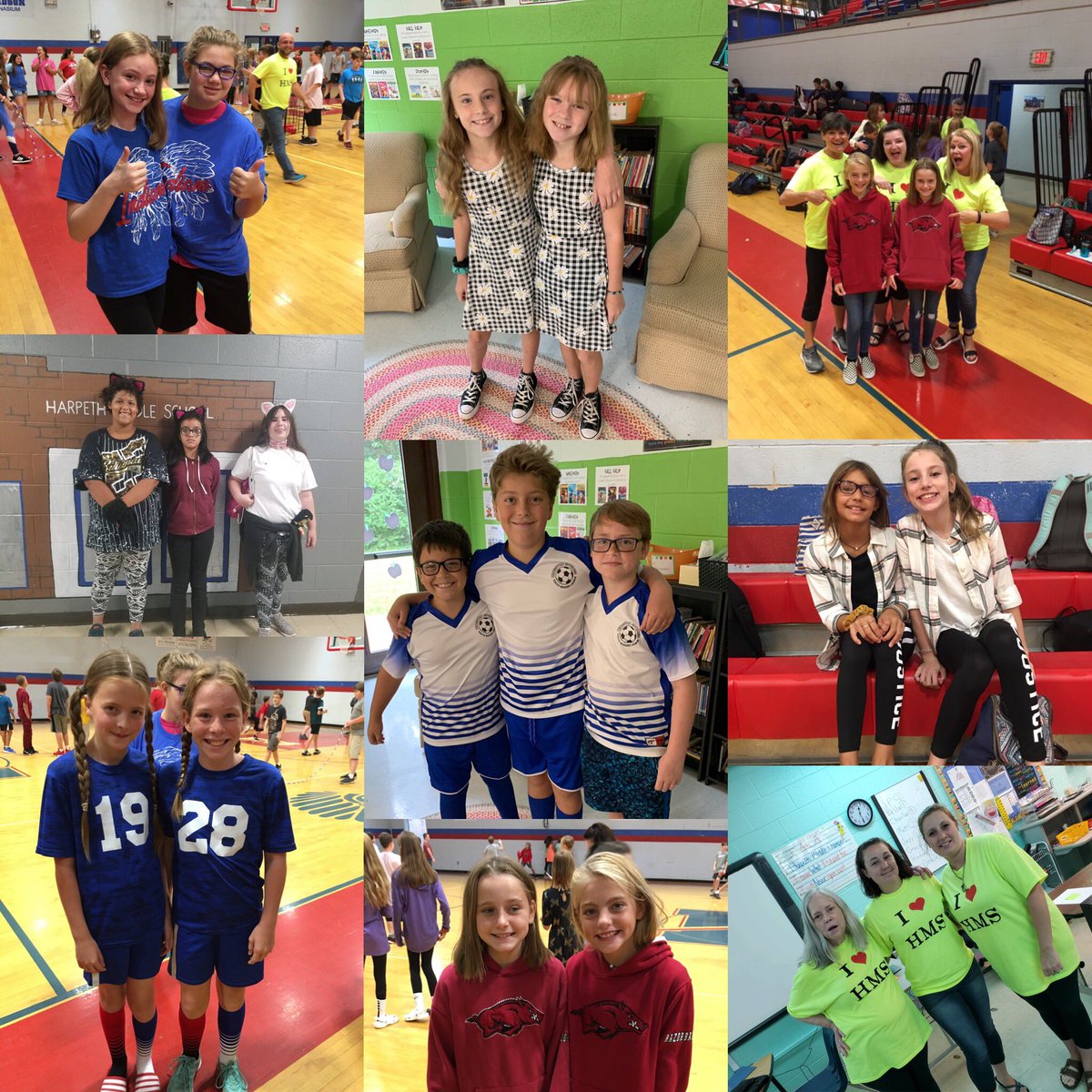 HMSIndians's tweet photo. Twin Day!!! #hoco #ccsdtn #cheathammagic #inyourcorner #hmstribe https://t.co/GiflyiBOBl