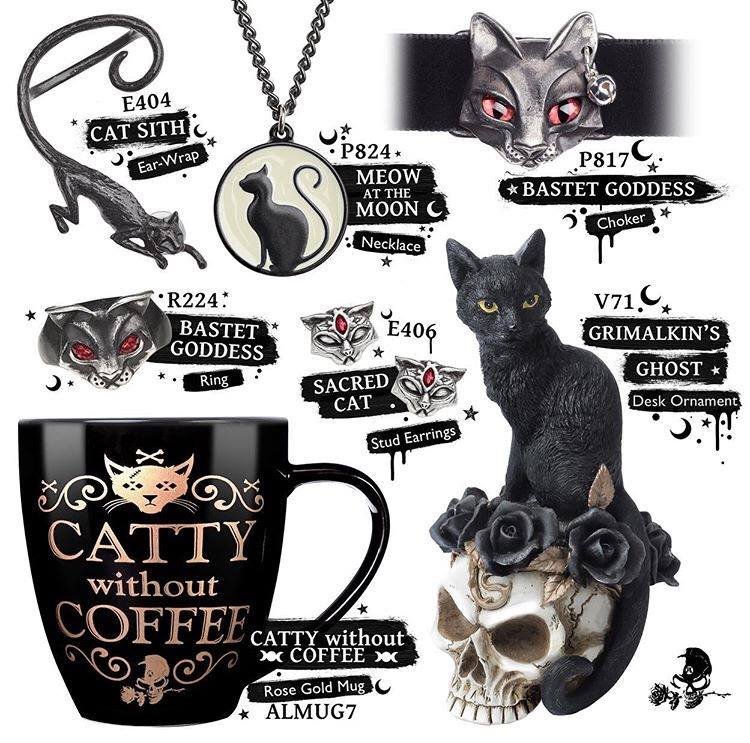 t’s a puuurrrfect evening to shop Alchemy! 🐱🖤 Tag your feline loving friends ✨// Shop link in bio.
