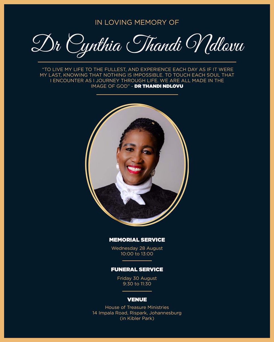 KayaOnAir's tweet image. [ON AIR] The memorial service of the late #DrThandiNdlovu is happening later today. Her niece and family spokesperson, @mapasekamokwele talks to @davidosullie about this remarkable woman. #BreakfastwithDavid