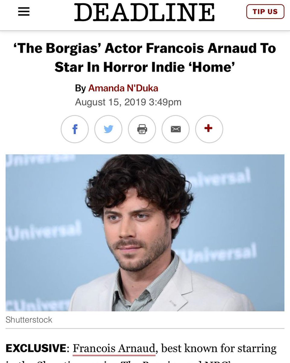 francoisarnau13's tweet photo. It is now real and in Full production! #homeisahappyplace #home #horror #horrormovie #intense #triller #scary #emilyhampshire #francoisarnaud #horrortriller #christianconvery #emilyhampshire #francoisarnaud #adamob_film #pkhajdu #BenoitBeaulieu #pascaljeremie
via: Home the movie https://t.co/q9uDJUGGz2