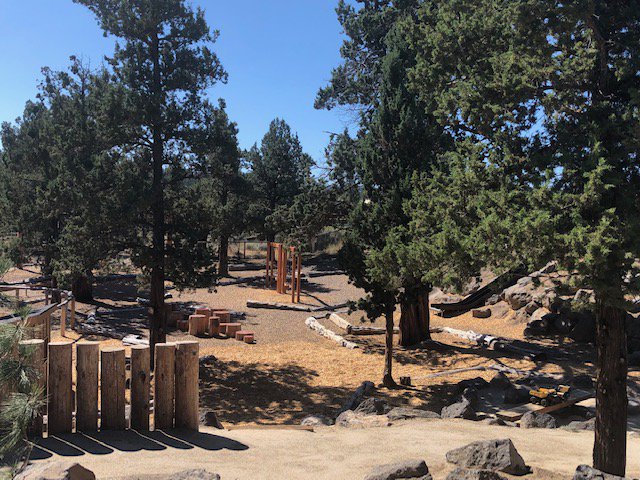 One week until school starts!  The playground is ready and waiting for everyone to get here next week!  #backtoschool #cascadesacademy #inbend