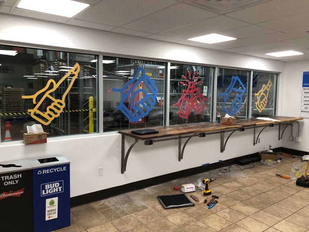 Image360NN's tweet photo. We are helping @AnheuserBusch make their work environment fun! You should have us make yours just as fun! https://t.co/4VPXvYHHZf