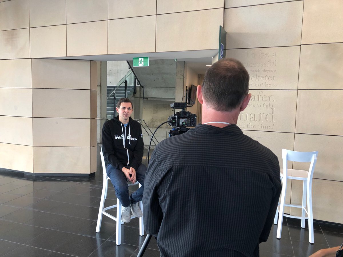 LangstonJessica's tweet photo. A little peek behind the scenes interview with co-founder &amp; organizer of ⁦@DreamingSYD⁩ ⁦@simongascoigne⁩ #DreamingSYD https://t.co/JkFqkwTzGr