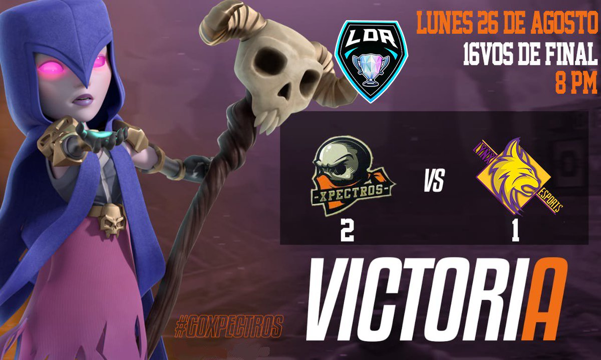 #BUENINICIODESEMANA🔥

Ayer por la noche clasificamos a los 8vos de final de la @LigaDROP al vencer por 2-1 (1-2/2-1/3-1) frente a <a href="/LynxeSportsArg/">Lynx eSports</a>.
#GoXpectros

Destacados👏:
🏆<a href="/MHARWANXD/">Mharwan</a>
🏆@AdrianOP456
🏅<a href="/EduardoxRey/">Eduardox</a>
🚘@_Leonardo_CR

🗣 @Lokauz_CR