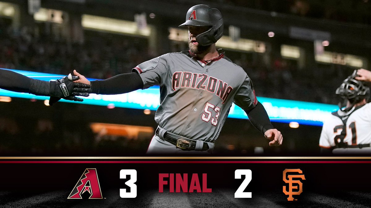 Dbacks's tweet photo. #DbacksWWWin! 🧹 https://t.co/cPB9vnZsvS
