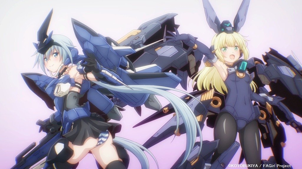 フレームアームズ ガール アニメ公式 בטוויטר 8月30日からの追加上映でチェックはもちのろん スティレット Xf 3 ゼルフィカール の チラッと登場するシーンをお見逃しなく Faガール Faガールまみれですよ