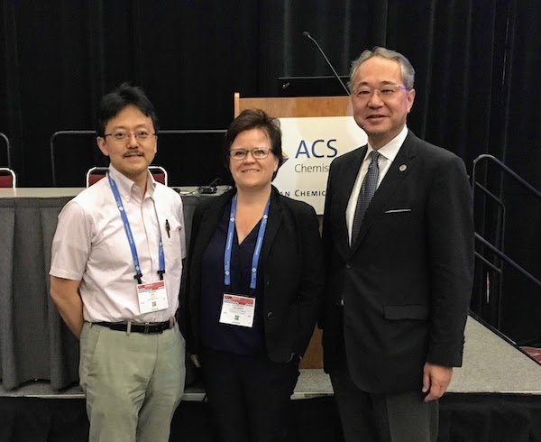 Congratulations! Cathy and Murakami-sensei for Arthur C. Cope Scholar Award. #ACSSanDiego