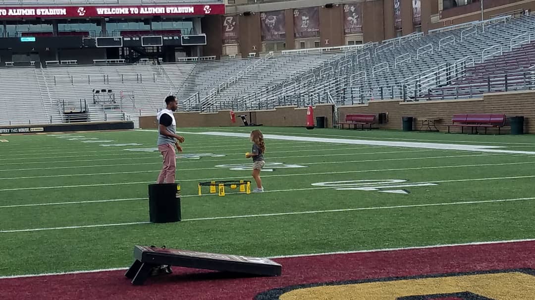 A perfect evening for our  Student-Athlete Welcome Back Picnic #WeAreBC🦅