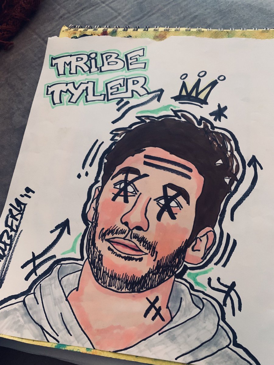 J_Hall605's tweet photo. Inspired by your recent videos! @TribeTyler let’s do an art trade for one of the coloring cool pieces you’ve done! https://t.co/F5Xfum1RzE