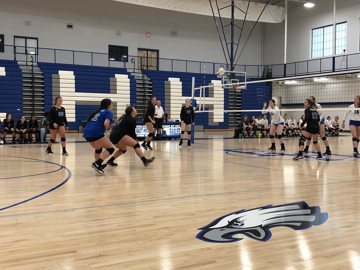 So proud of these 🏐 Eagles for fighting it out! #HardWork #dedication #FlyEaglesFly