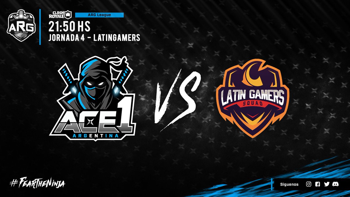 ⚔️ • #MATCHDAY!

En instantes estaremos disputando la cuarta jornada de la @ARGLeagueGG.
Nuestros ninjas buscarán mantener el invicto frente a <a href="/LatingamerSquad/">Latingamers Squad</a>.